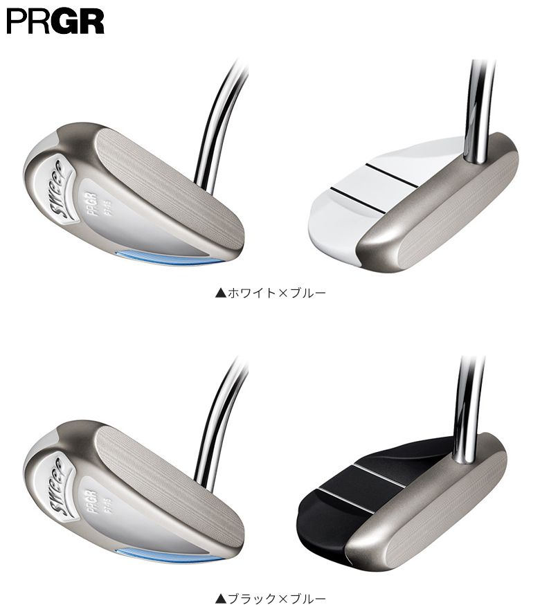 レディース プロギア ゴルフ スイープ パター ブルー