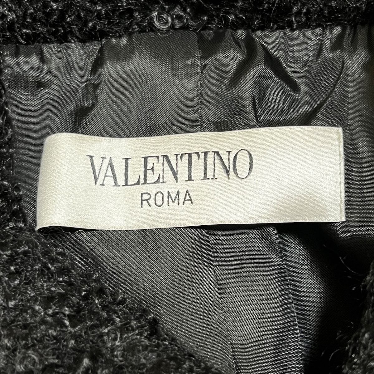 VALENTINO ROMA(バレンチノローマ) コート サイズ42 L レディース - 黒 ...