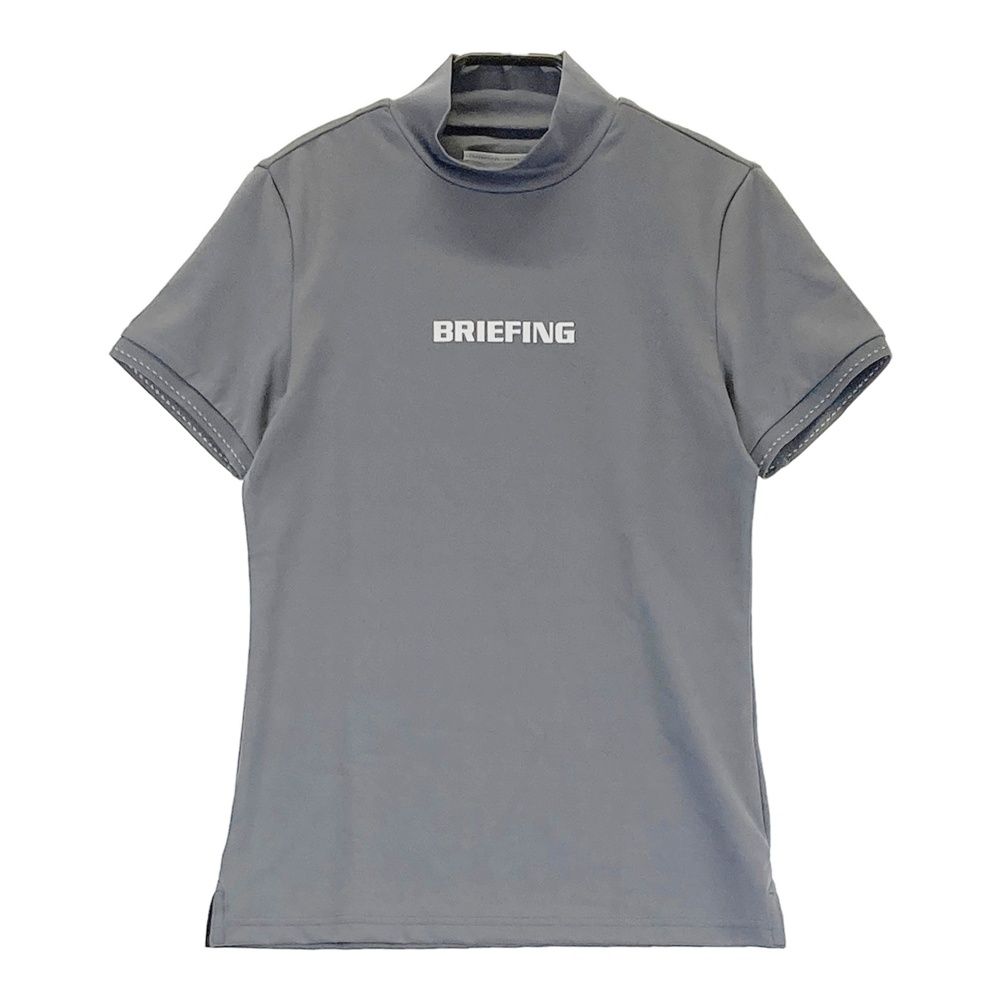 サイズ XS BRIEFING GOLF ブリーフィング BBG221W03 半袖モックネックTシャツ グレー系 240101531342 ゴルフウェア レディース ストスト