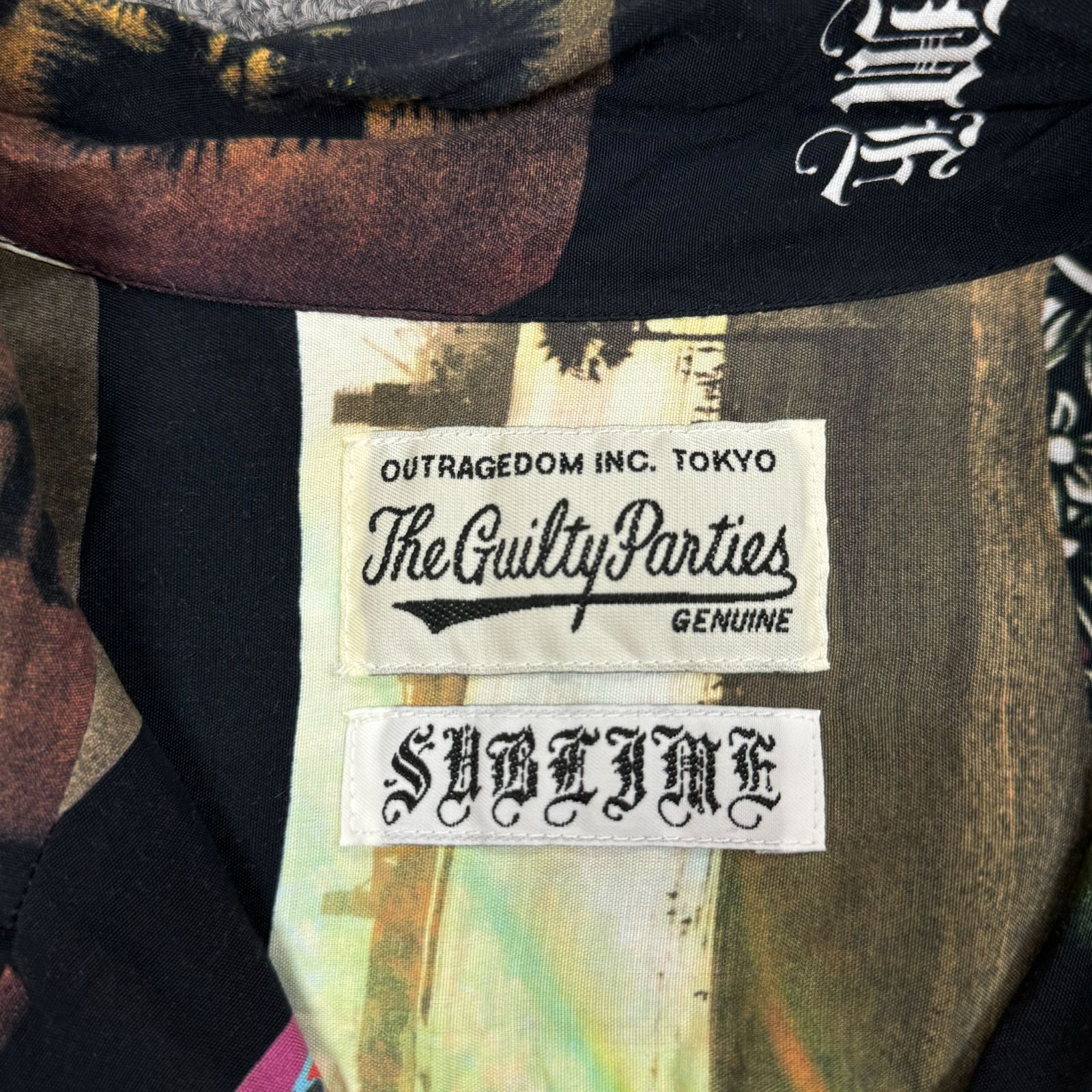 定価36300円 WACKO MARIA × SUBLIME S/S HAWAIIAN SHIRT TYPE-1 