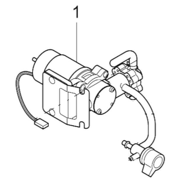 マキタ makita 18V 充電式 噴霧器 MUS156DZ 用 ポンプカンビ 