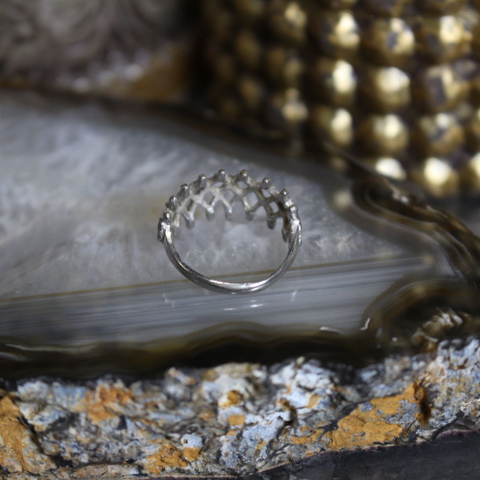 USA VINTAGE アメリカ古着デザインシルバーリング USA VINTAGE DESIGN SILVER RING/アメリカ古着デザインシルバー