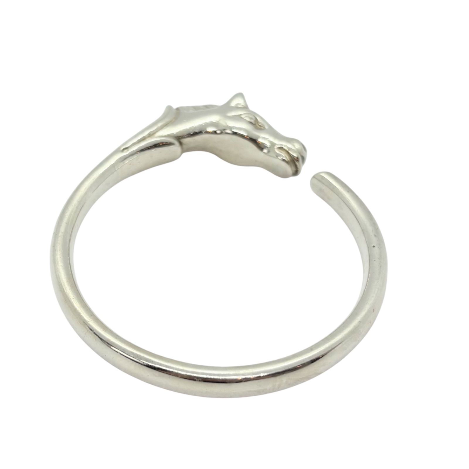 エルメス HERMES シュバルホース バングル 馬モチーフ ブレスレット