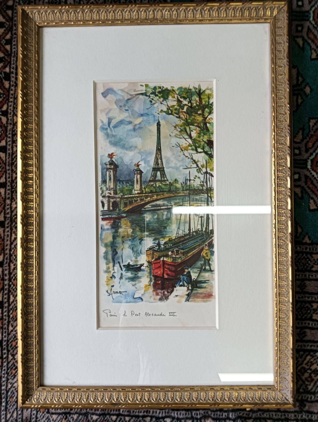 Sam Francis、Untitled 478、希少画集画、新品額装付