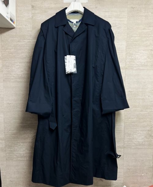 Maison Margiela メゾンマルジェラ 22SS Dark blue cotton trench coat 