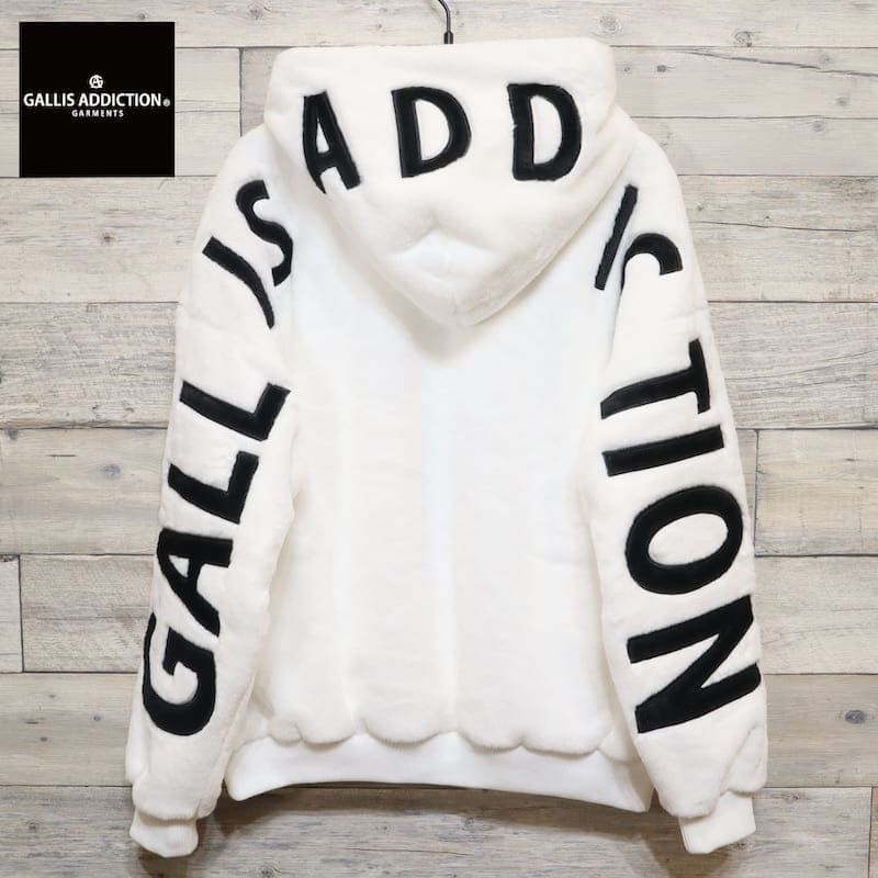 GALLIS ADDICTION ガリスアディクション　フード付きファーコート 楽天市場】ブルゾン パーカー アウター フード ブラック