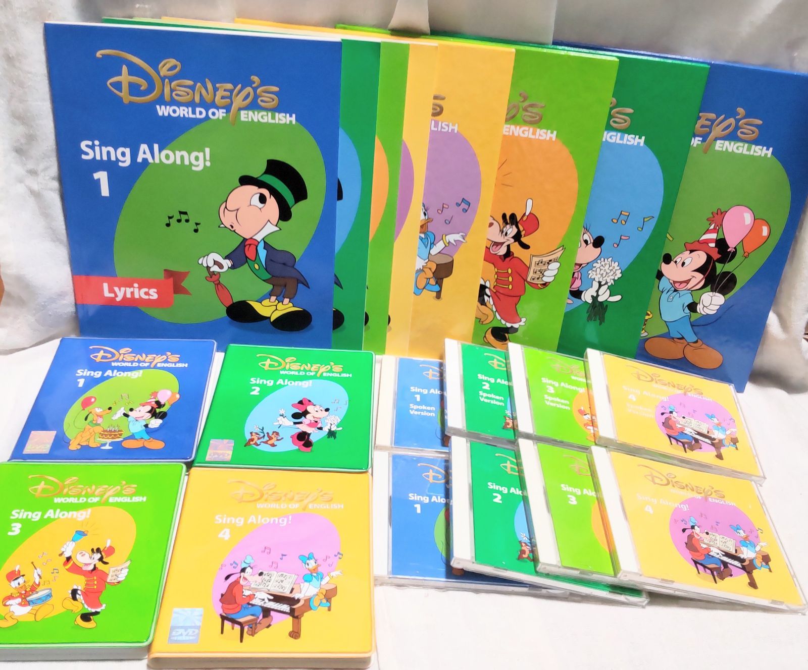 ディズニー英語システム シングアロング DVD CD 絵本 リリックス