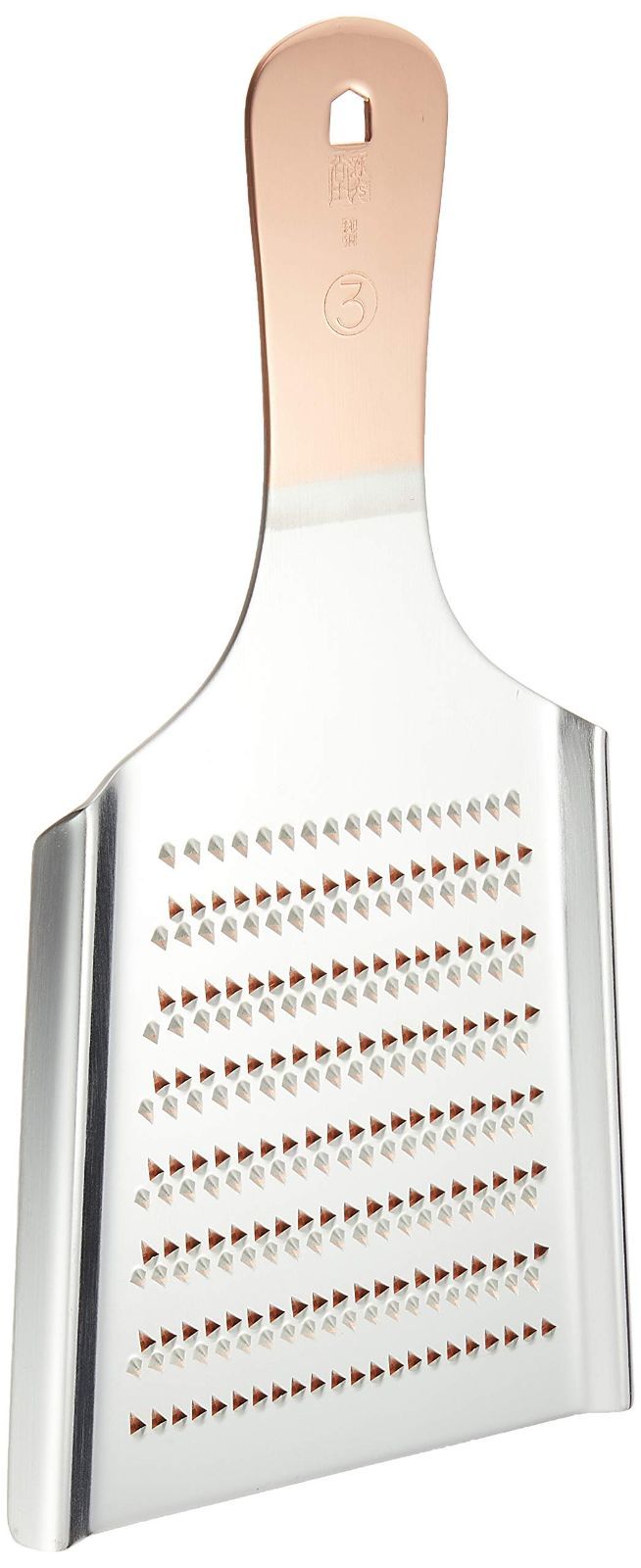 Color ブロンズ_Size 製品寸法 縦25 5 巾13 cm 新光金属 純銅 手造り両面おろし金 3号 新光堂 温故知新 0 3