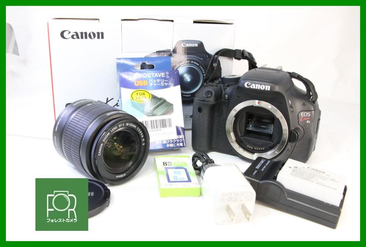 Canon EOS KissX5 デジタル一眼レフバッテリーチャージャー付き
