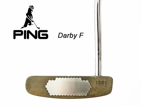 PING ピン パター Darby F ISO FORCE シリアルナンバー入り アイソフォース Darby F ダービー F ハニカム チタン入り  コンポジット ヘッド ダブルベント マレット型 パター 右利き用パター - メルカリ