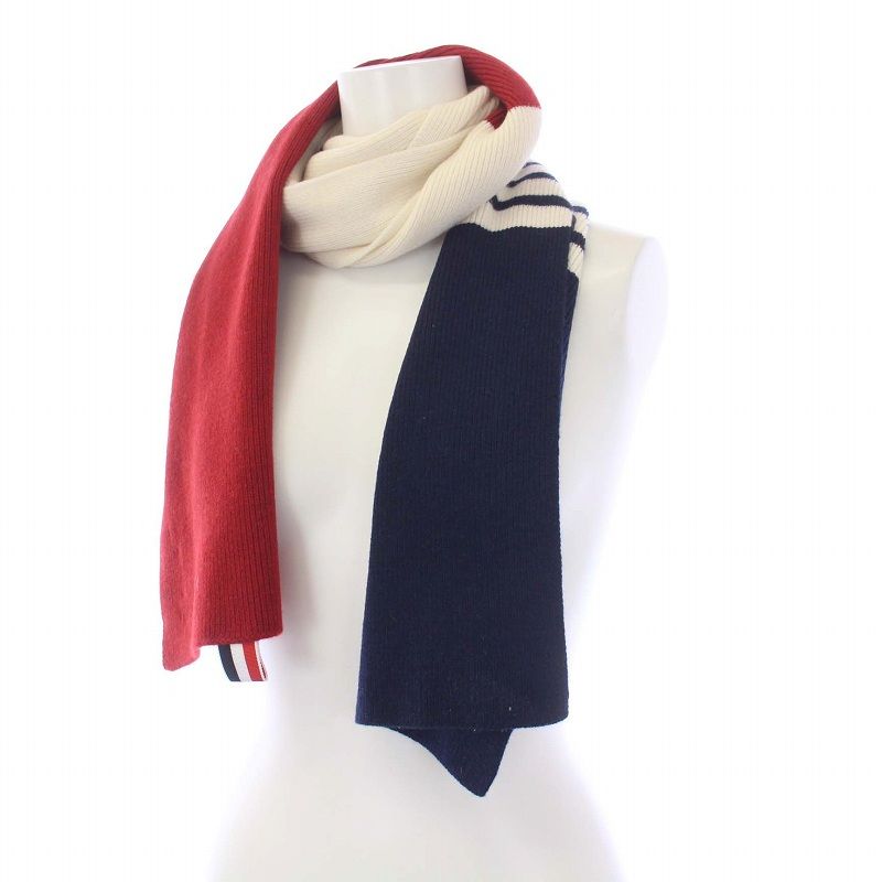 THOM BROWNE トムブラウン 4本ラインカシミヤマフラー ストール