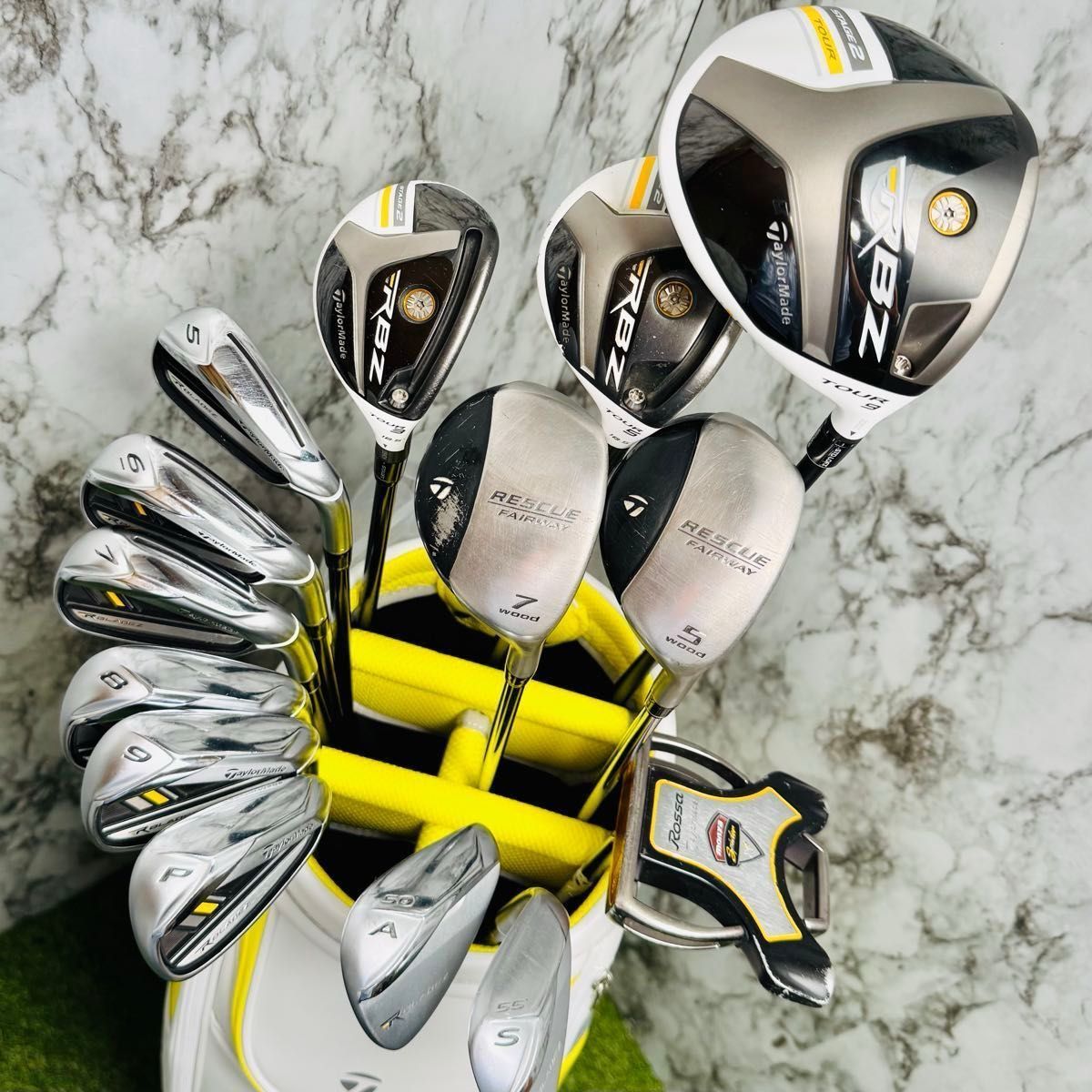 テーラーメイド RBZ STAGE2 メンズゴルフセット キャディバッグ付き 右
