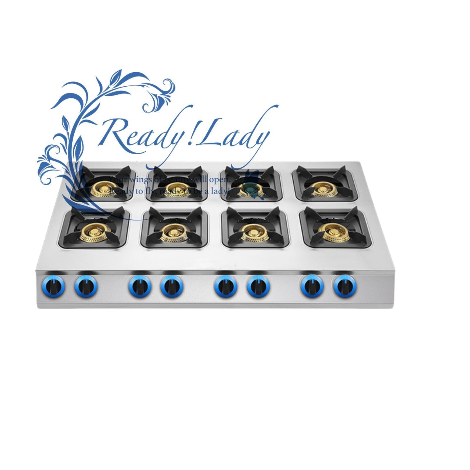 新登場家庭用 業務用土鍋天然ガスストーブ 8バーナー多穴マルチフレームアウト天然液化ストーブ 業務用低圧高火力土鍋バーナー天然家庭用液化お手入れ簡単 液化ガス 四角い8つの穴