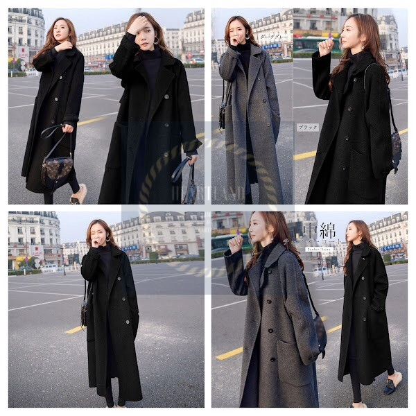 新品】crewre アジャスタブルウールロングコート size1ダークブラウン