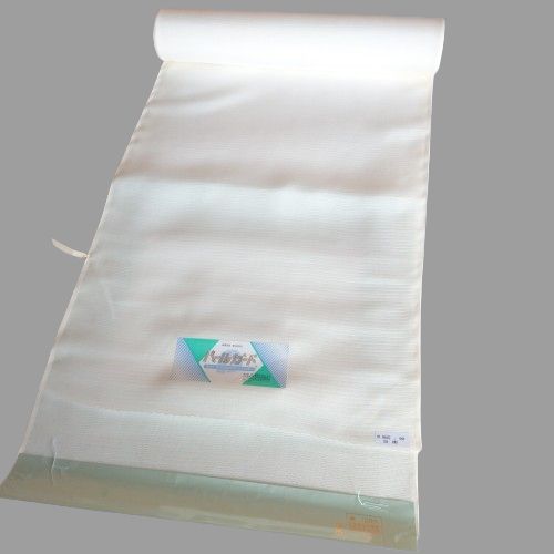 夏物 正絹100％ 反物駒絽白長襦袢洗える夏長襦袢 駒絽 ｢涼風｣
