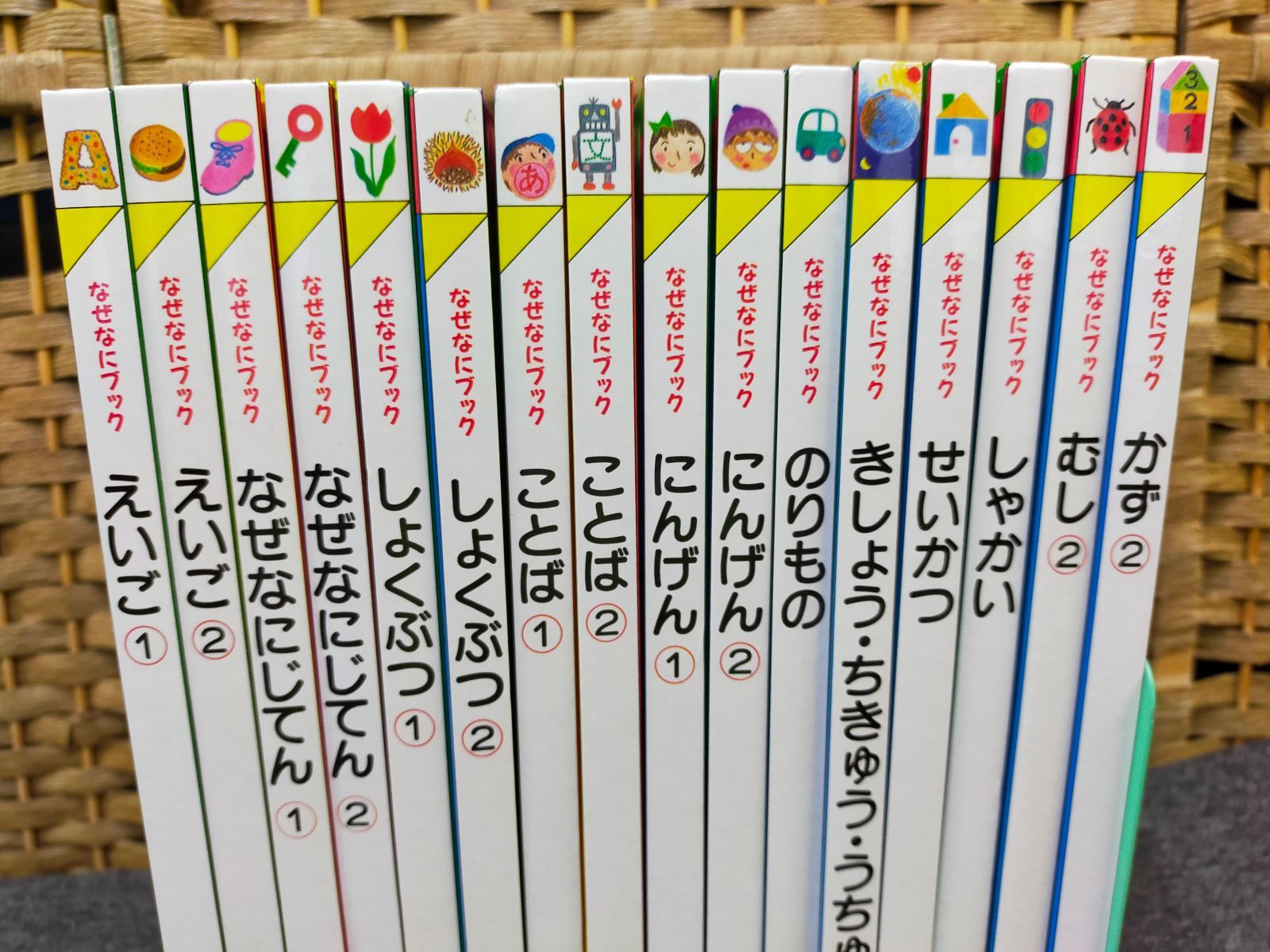 Set-20250818-01 なぜなにブック 図鑑 家庭保育園 幼児教材 16冊