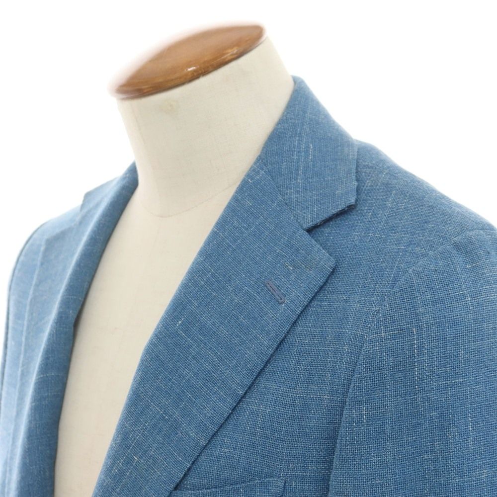 Belvest ベルベスト リネン テーラード ジャケット 48 L〜XL 中古】ベルベスト Belvest ウールシルクリネン テーラード