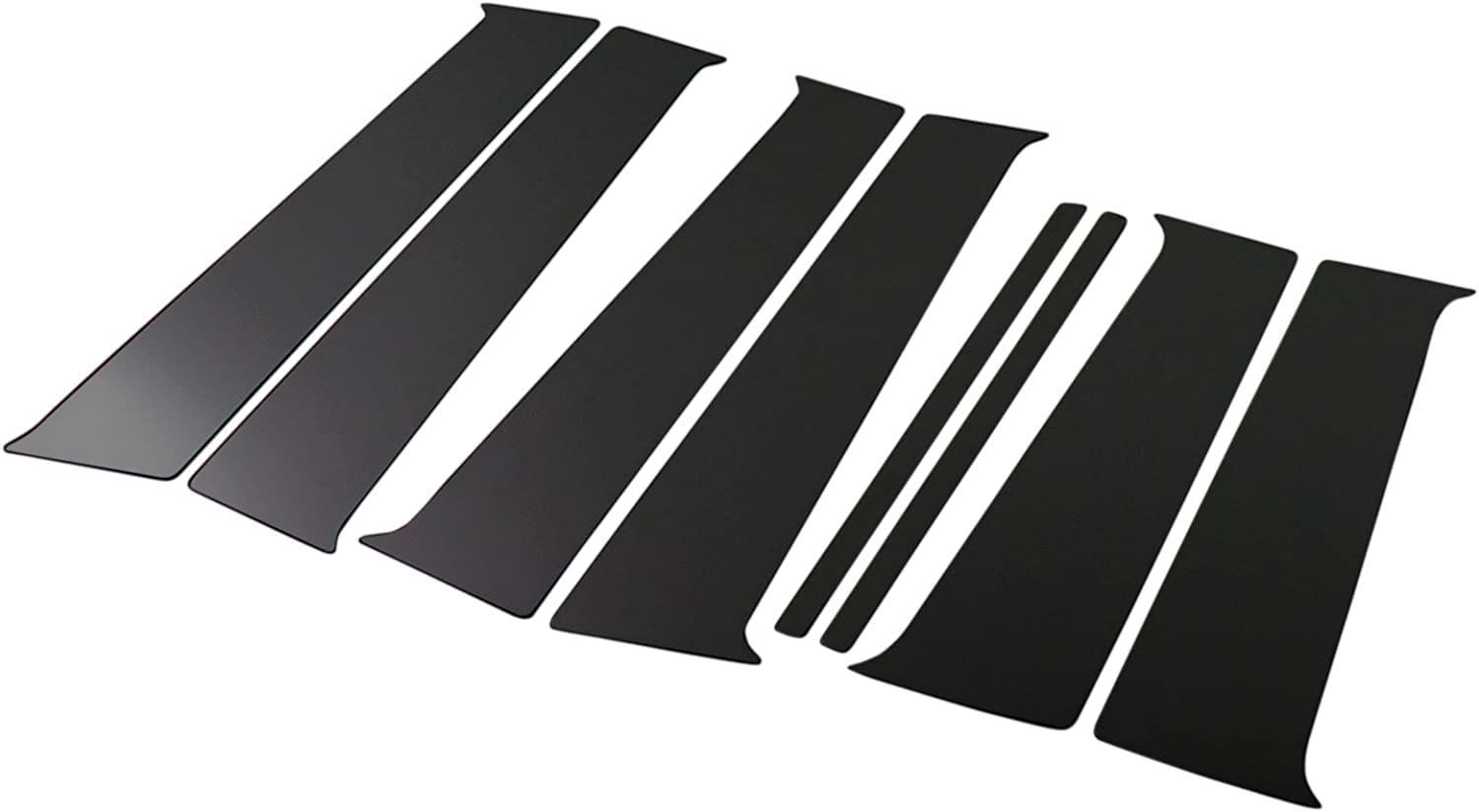 BRIGHTZ bB QNC20 QNC21 QNC25 鏡面ブラックメッキピラーパネル バイザー無用 8PC PIL-BLA-007 QNC C20 C21 C25 20 21 25 4942 PIL－BLA－007