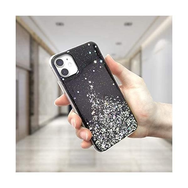 FUNKID アイフォン11 pro iphone ケース カバー 全方位保護 硬度加工 黄変防止 ショック防止 (星柄3)