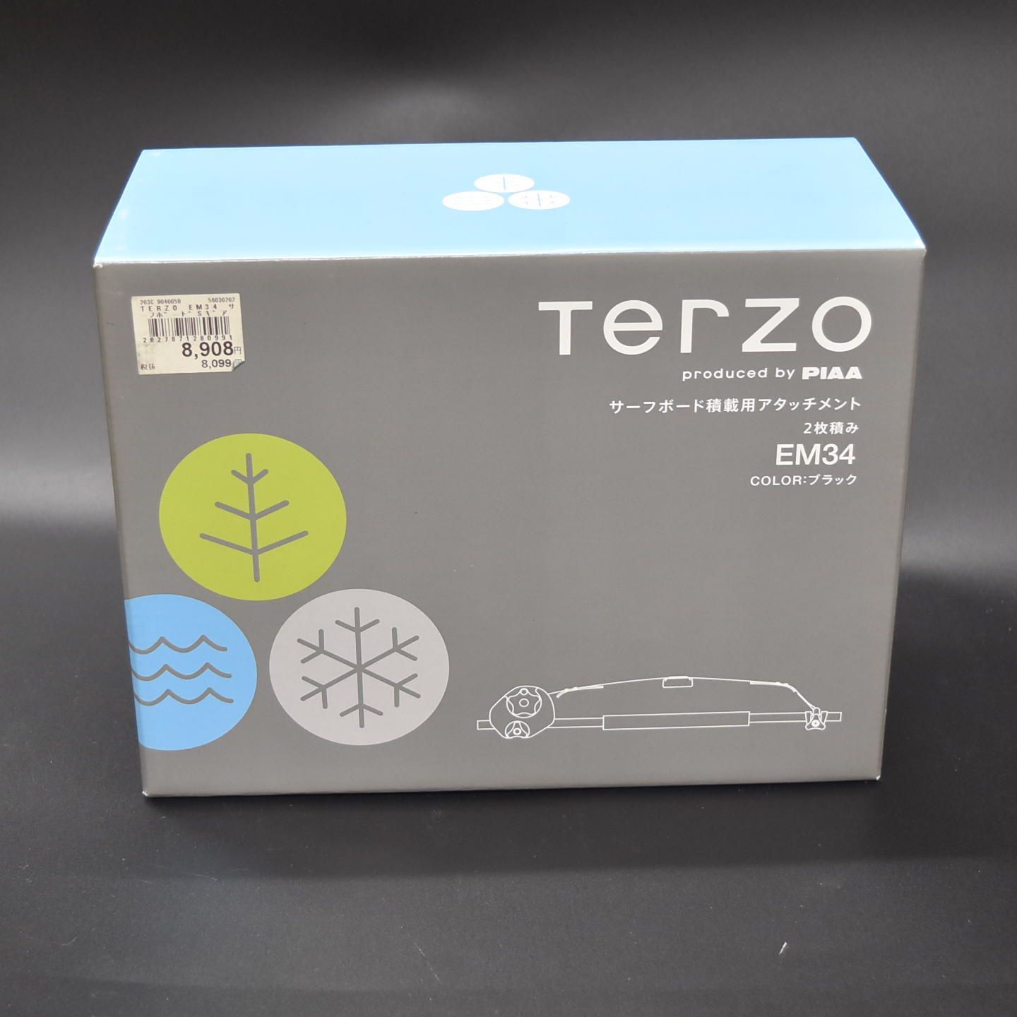Terzo サーフボード積載用アタッチメント EM34