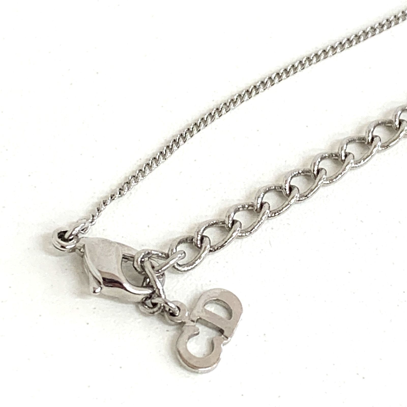 中古品】Christian Dior ネックレス ディオール CDロゴ アップル 