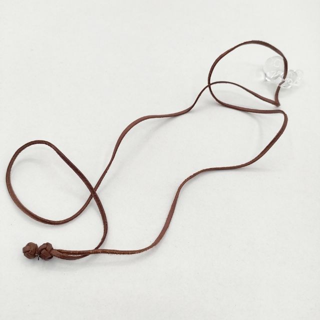 美品　ヨーガンレール　ネックレス　クリア　刻印　シルク組紐　パワーストーン 天然石とシルク紐のネックレス | 長野ヨーガンレール Jurgen