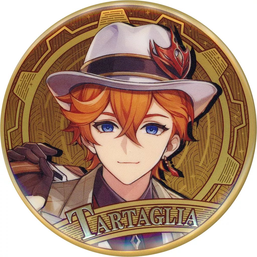 中古】バッジ・ビンズ タルタリヤ 2024嘉年相聚シリーズ キャラバッジ