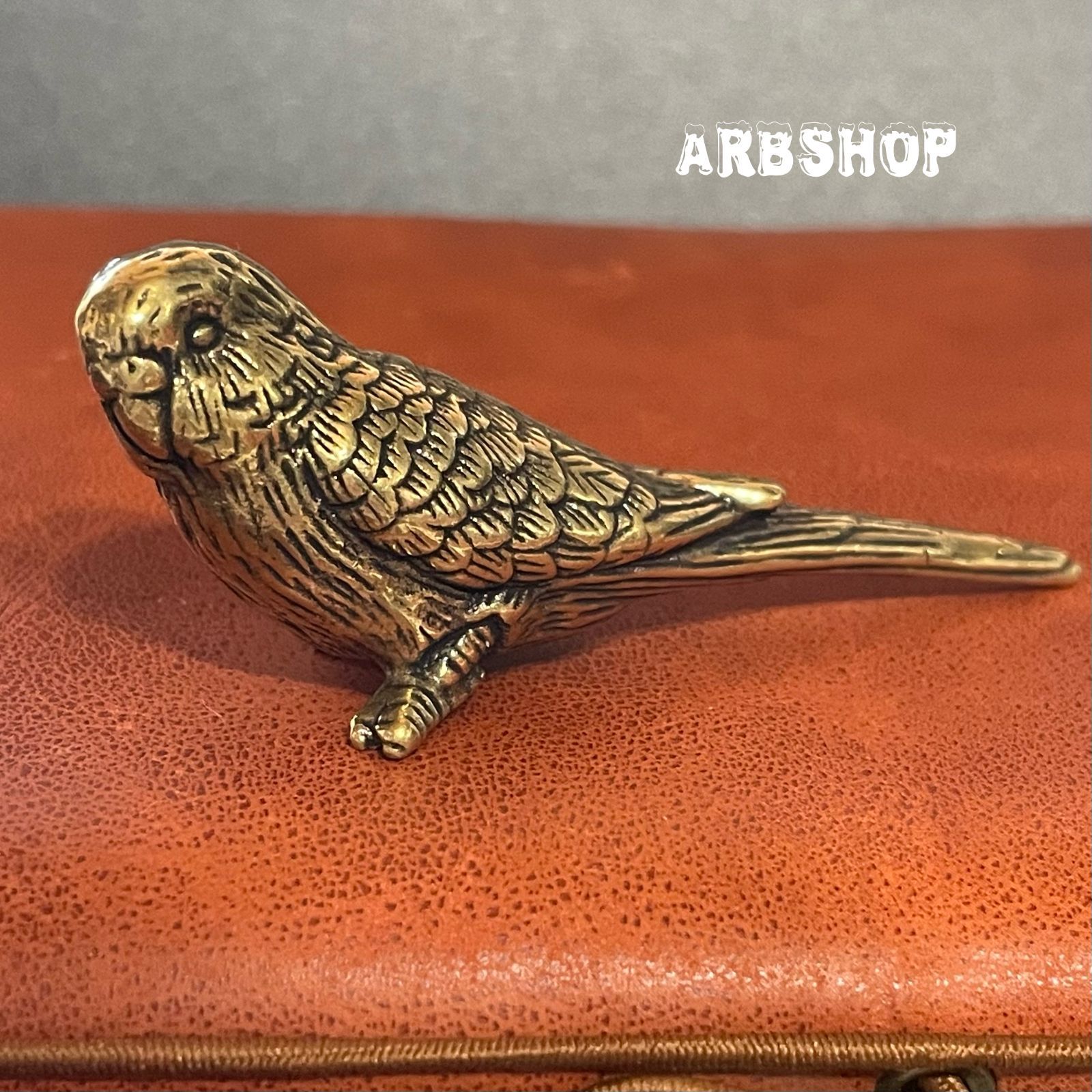 鳥 インコ 小鳥 真鍮製 可愛い 置物 雑貨 幸運 ヴィンテージ 