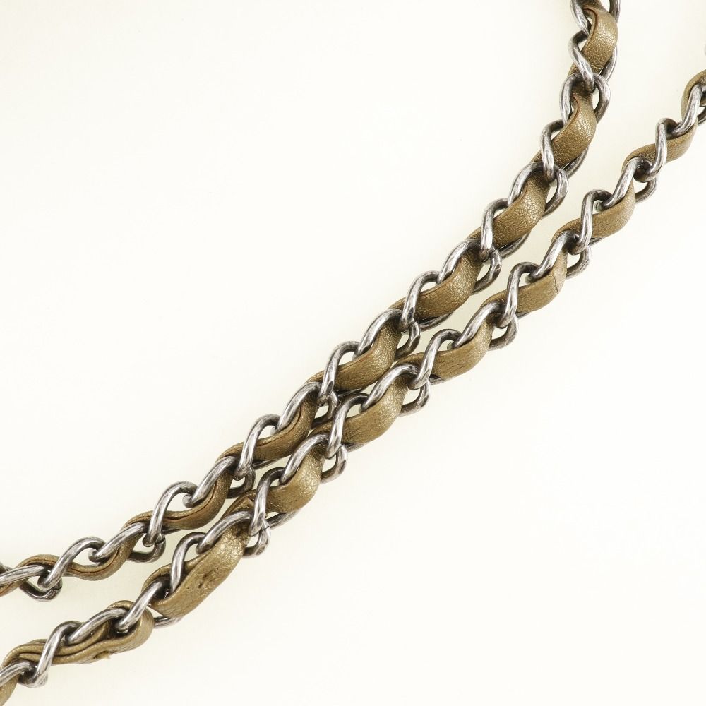 CHANEL】シャネル チェーンショルダー ダブルチェーン ラビットファー 