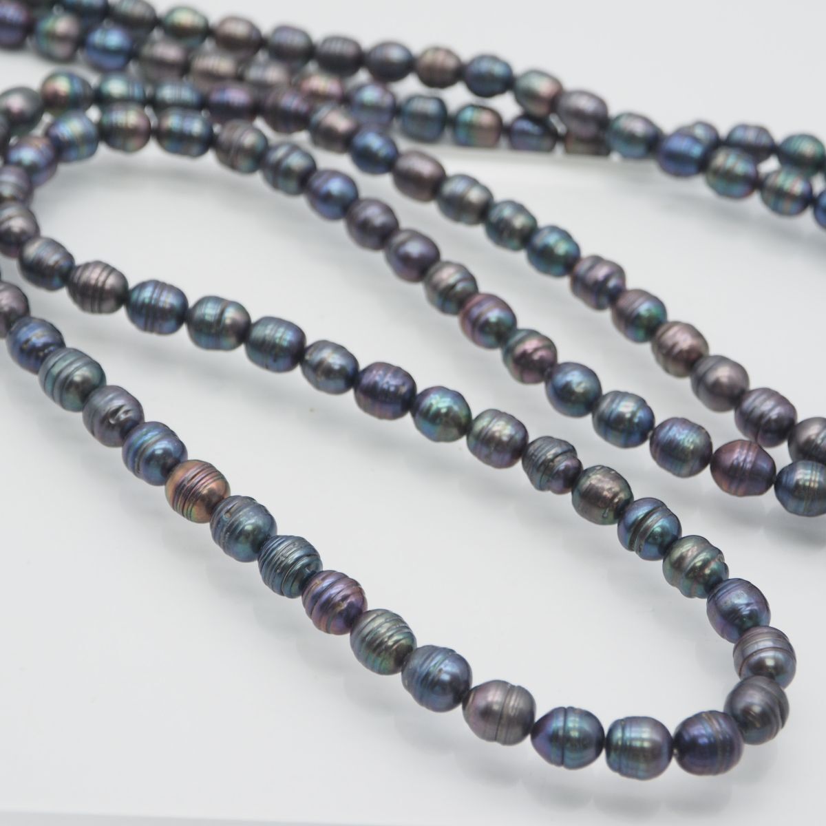 K601 バロックパール 真珠 SILVER刻印 ロング ネックレス デザイン シルバー 6月誕生石 - メルカリ