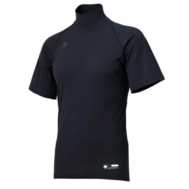 DESCENTE デサント ハイネック半袖アンダーシャツ Dネイビー Oサイズ STD-720B DNVY | スポーツ スポーツ用品 野球 ベースボール ベースボールウェア トレーニングウェア インナー ハイネック 半袖 アンダーシャツ 4WAY ストレッチ