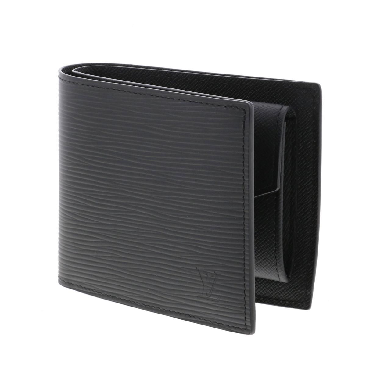 【美品】ヴィトン エピ ポルトフォイユ マルコ NM 財布 黒 M62289 1017003856823-2.jpg