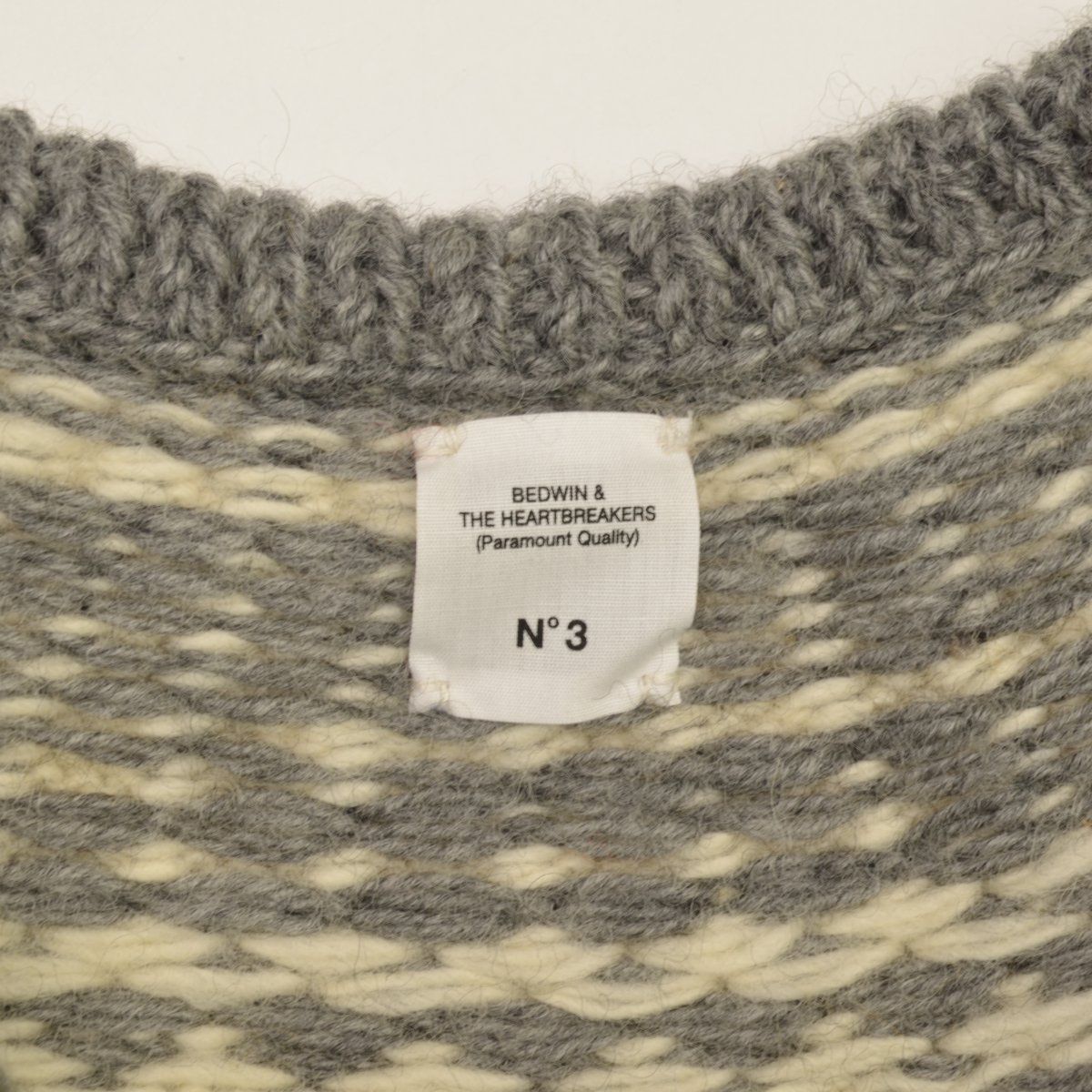 3【BEDWIN / ベドウィン】 22AW 22AB3174 JACO L/S ZIP UP NORDIC 
