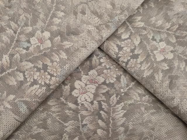 平和屋着物○都喜ヱ門 本場大島紬 白大島 7マルキ 総絣