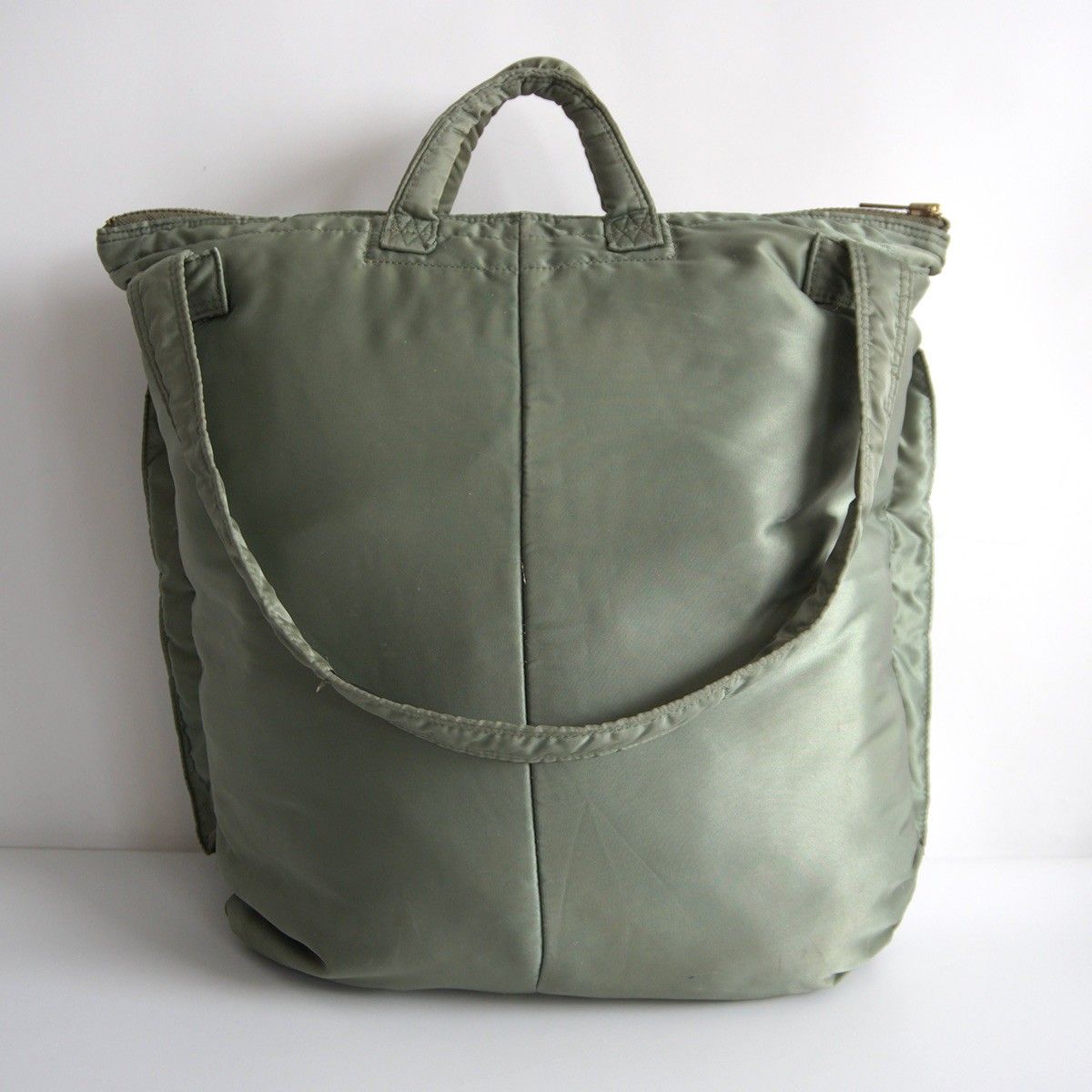 人気 PORTER タンカー 2way ヘルメットバッグ ポーター ショルダーバッグ ナイロン セージ グリーン TANKER BAG 25090908