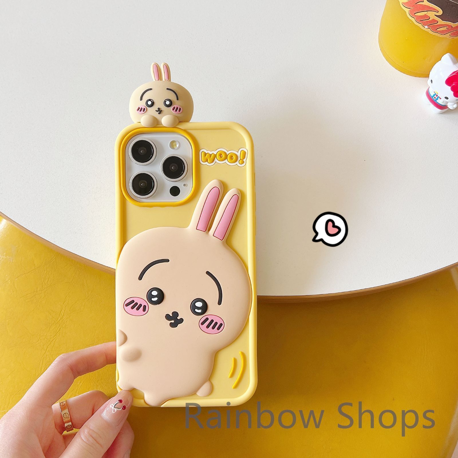 新品未使用】ちいかわ ハチワレ うさぎ iphone16ケース シリコン