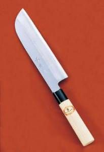 3営業日で発送 青木刃物製作所 堺孝行 霞研 鎌型薄刃２１㎝ ATK30055