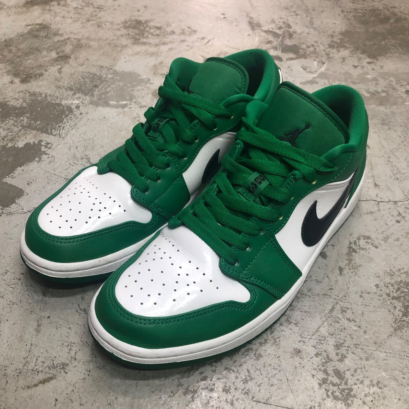 NIKE AIR JORDAN 1 LOW PINE GREEN WHITE ジョーダン1 ローカット 
