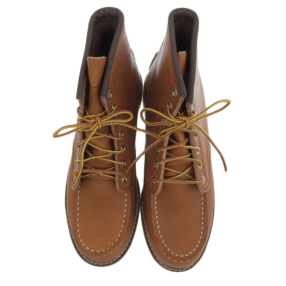 未使用 Red Wing レッドウィング 875 6inch Classic Moc アイリッシュセッター ワークブーツ サイズ7 1/2E 25.5cm ブラウン メンズ 古着 中古 USED