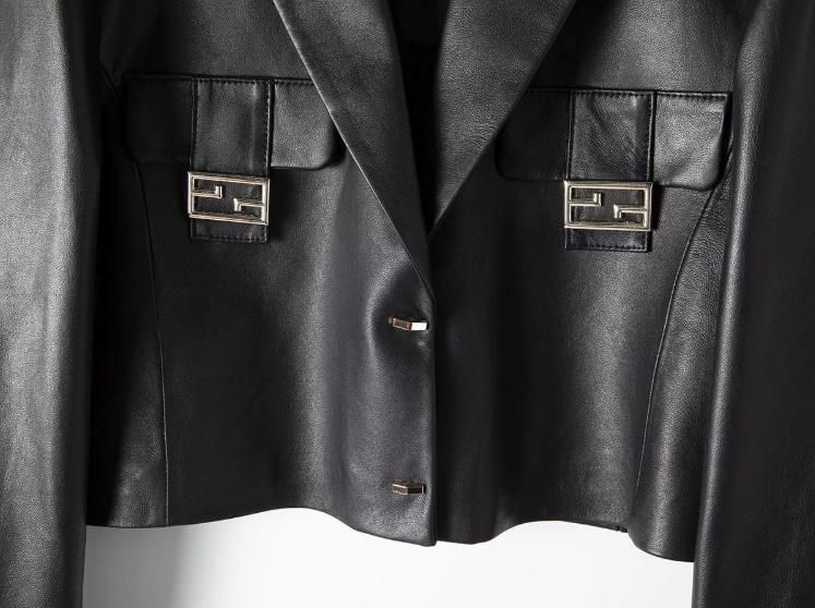 本革 超ソフトなラムレザージャケット黒