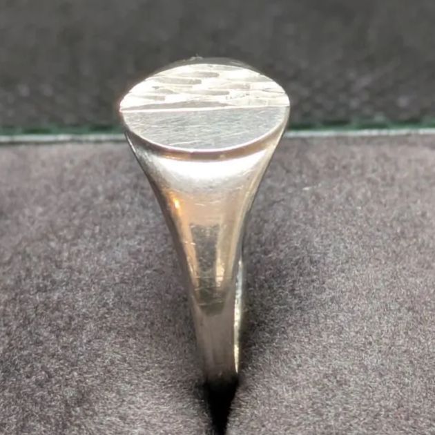 シグネットリング スターリングシルバー925刻印 8号 メンズ