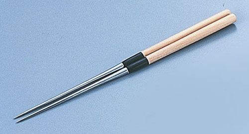 上白木柄 盛箸 水牛桂柄付 ３００mm BML01030