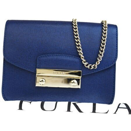 中古】 超美品 フルラ FURLA チェーン ショルダーバッグ 中古】 超美品 フルラ FURLA チェーン ショルダーバッグ