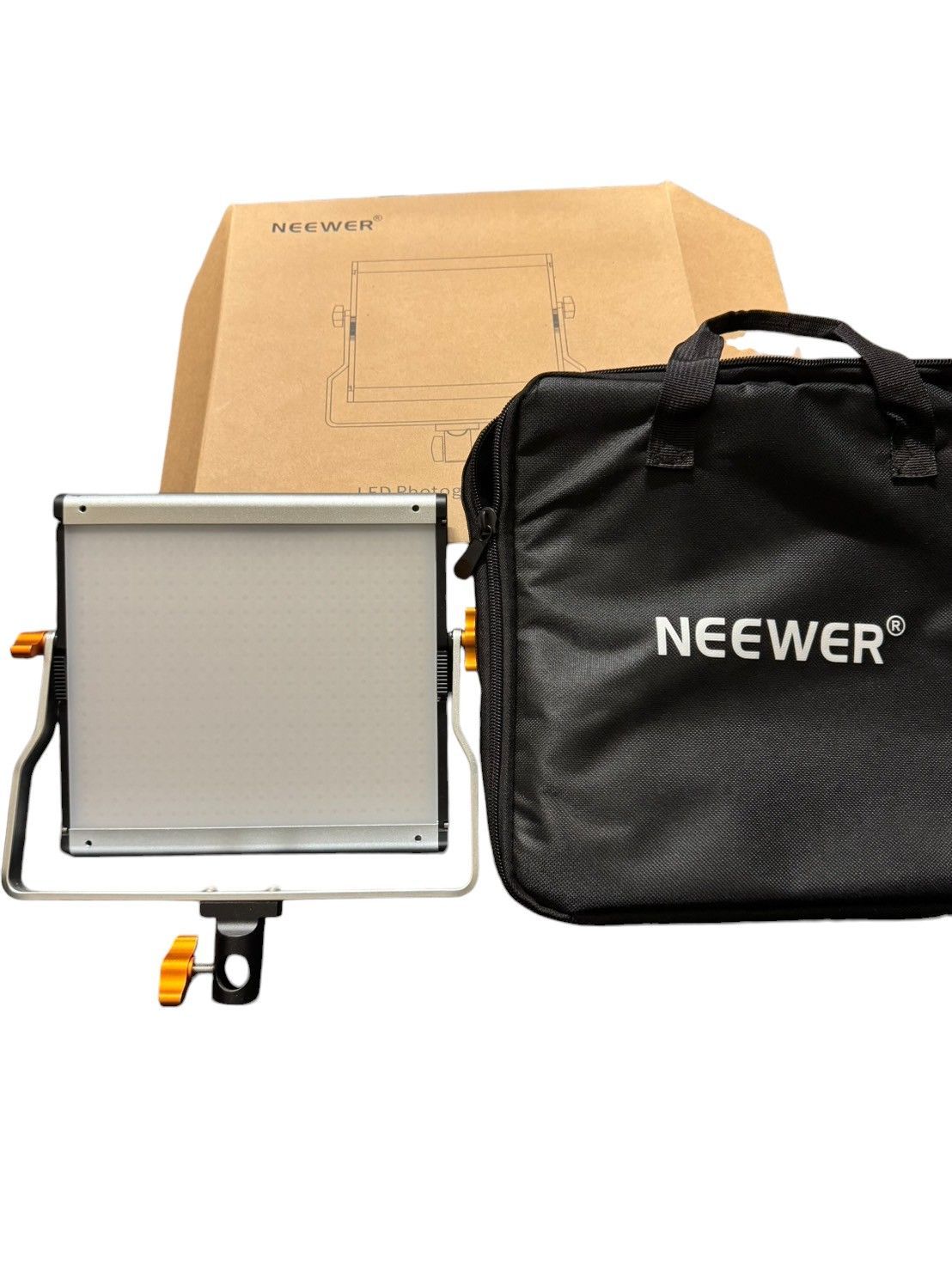 Neewer NL480 LEDビデオライト スタンド ソフトボックス 2セット 2 Pack NEEWER NL480 Bi-Color LED Video Light Kit