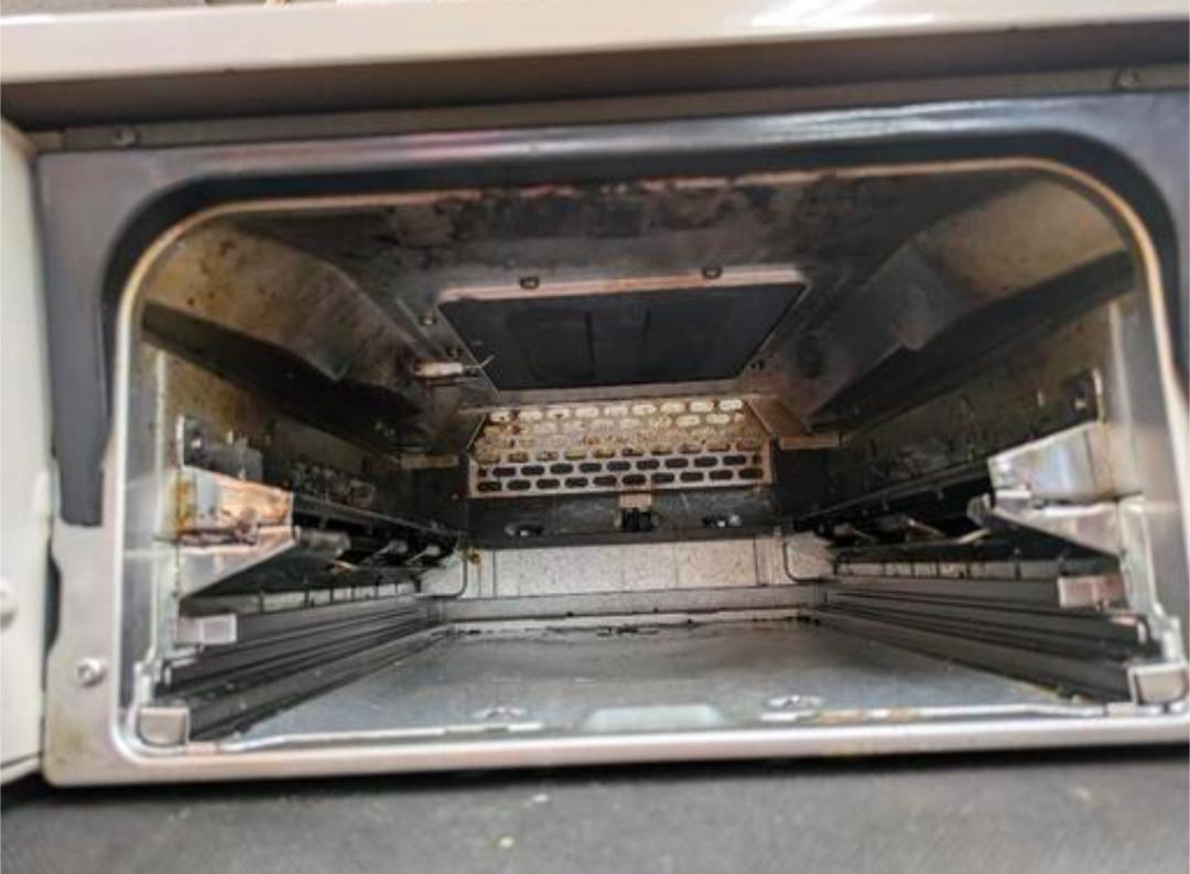 J585☆Rinnai☆LPガスコンロ☆水無し両面焼きグリル