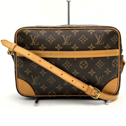 LOUIS VUITTON ルイ・ヴィトン M51274 トロカデロPM ショルダーバッグ ブラウン モノグラムキャンバス PVC レディース