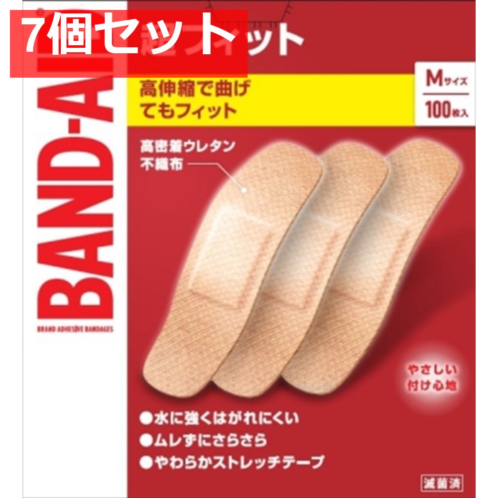 バンドエイド超フィット Mサイズ 100枚 7個セット