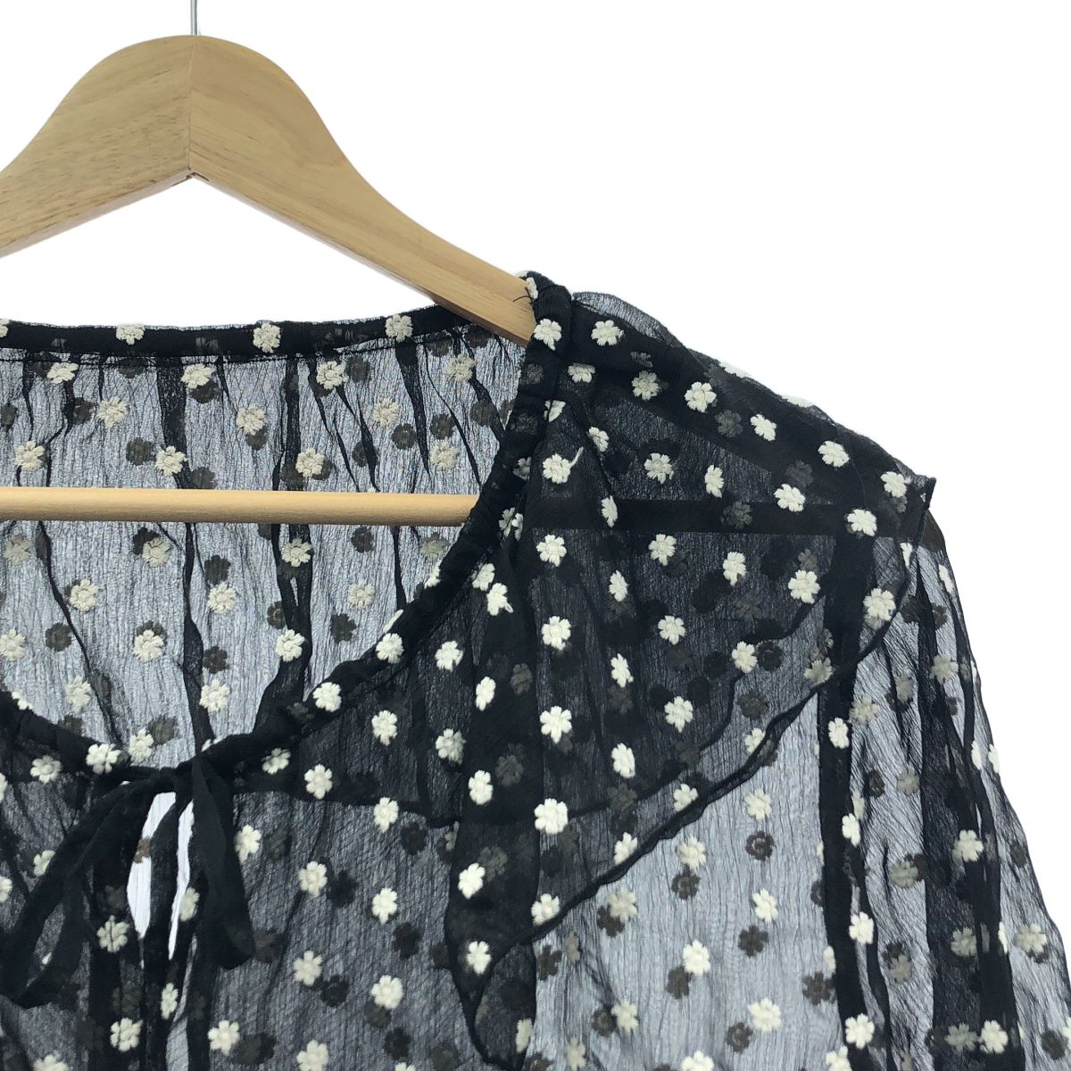 SHENERY / シーナリー | フリルカラー2WAYシフォンブラウス | F