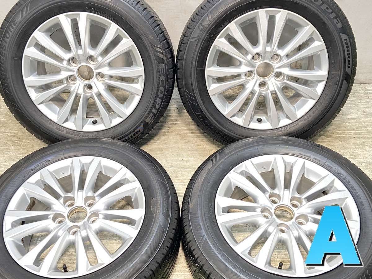215|60R16 ブリヂストン エコピア NH100 トヨタ純正 16x7.0 40 114.3-5穴 タイヤ サマータイヤ ホイールセット 4本セット s16250409801