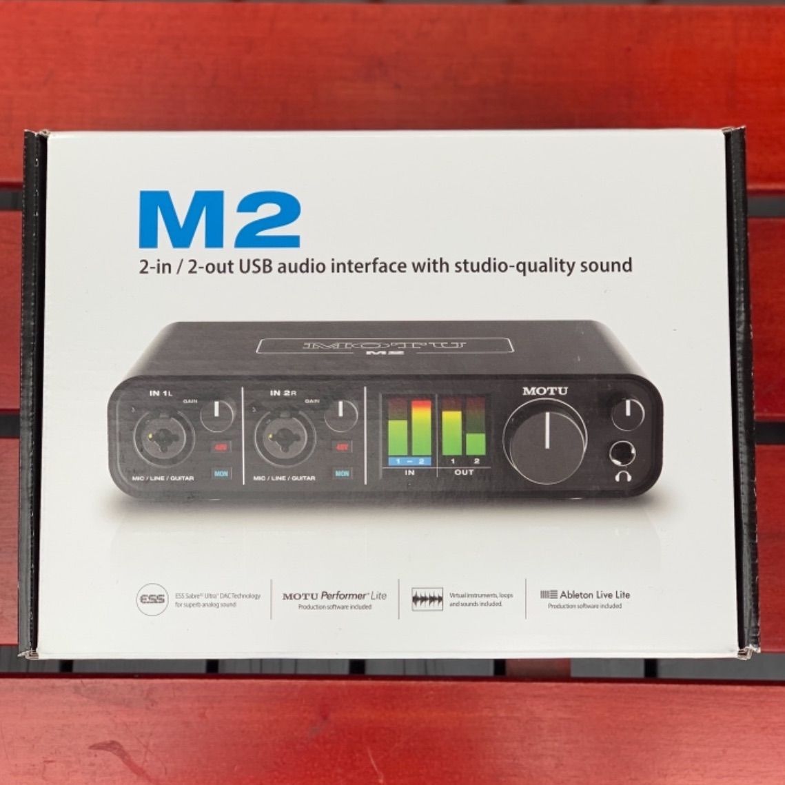 品質のいい Motu 未使用 M2 オーディオインターフェース- オーディオ 